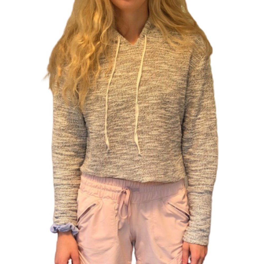 Brandy Melville Cropped Hoodie Size Small OS - Picture 1 of 7